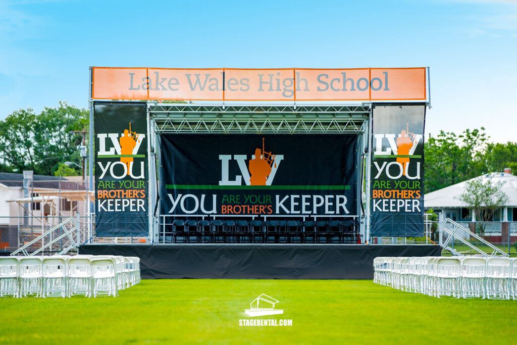 20x40-stageline-sl100-lake-wales-stage-rental-high-school-graduation