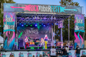 rocktoberfest 2022 tavares fl atomic punks stageline sl100 stage rental