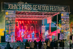 johns-pass-seafood-festival-2023-stageline-sl100-stage-rental-madeira-beach-u2-tribute-band4